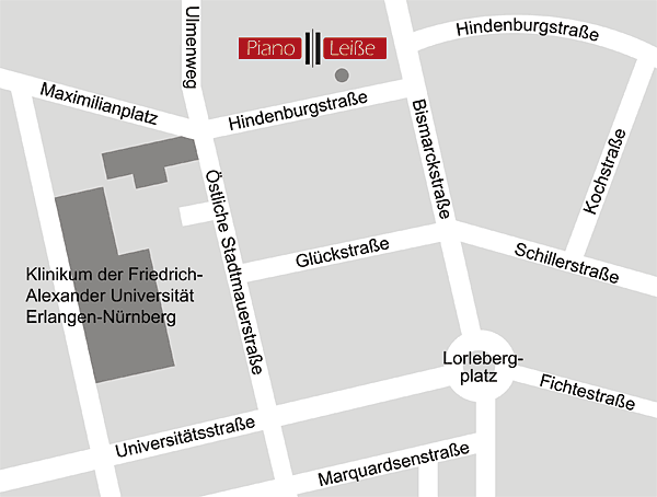 Anfahrtfahrtsplan zu Piano Leisse